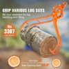VEVOR Timber Claw Hook, 36 inch 4 Claw Log Grapple for Logging Tongs, Swivel Steel Log Lifting Tongs, Eagle Claws Design with 3307 lbs/1500 kg - 3 of 4