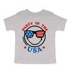 The Juniper Shop SmileyWorld Party in the USA Smiley Face Toddler Short Sleeve Tee - 2 of 4