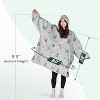 Tirrinia Wearable Blanket Oversized Hoodie for Adults, Patterns Sweatshirt Blanket, as Warm & Funny Gifts for Men Women Girlfriend - 4 of 4