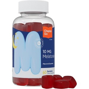 Zahler Chapter Six Adult Melatonin Gummies 10mg, Sleep Gummies for Adults - 60 Delicious Gummies - 1 of 4