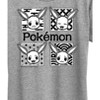 Women's - Pokémon - Wagara Grid Eevee Short Sleeve Graphic T-Shirt - 2 of 4
