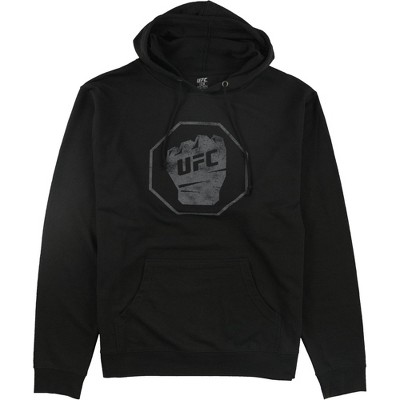 UFC Mens Distressed Logo Hoodie Sweatshirt