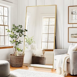 CENGHU Rectangular floor mirror, 65"x 25" Floor Mirror Full Length, Standing  Mirror For Living Room Bedroom - 1 of 4