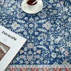Acekool 4x6 Washable Vintage Rug - Boho Floral Non-Slip Indoor Carpet for Bedroom & Kitchen - 3 of 4