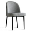 Upholstered Dining Chairs Set of 2, Linen Kitchen Chairs with Metal Legs, Modern Armless Side Chairs for Dining Room - Panipeachy - 4 of 4