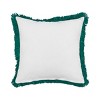 C&F Home 18" x 18" Bunny Floral Spring Printed and Embellished Spring Easter Themed Accent Throw Pillow - 2 of 4