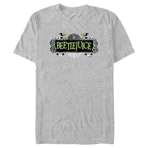 Men's Beetlejuice Classic Green Logo T-shirt : Target