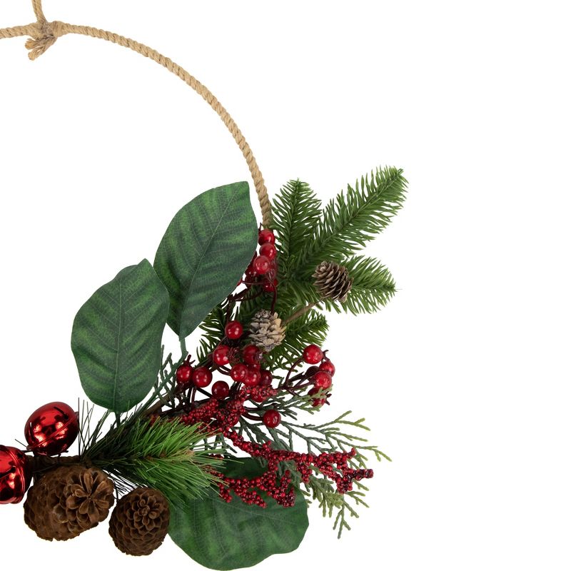 Northlight Red and Green Foliage, Pinecones and Berries Artificial Christmas, 17-Inch, Unlit, 4 of 6