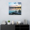 30" x 30" Lakeside Sunset by Studio Arts Unframed Wall Canvas - Masterpiece Art Gallery: Modern Nature Scene for Home Decor - 3 of 4