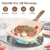 SEVOBAL Pots and Pans 3-Piece Nonstick Square Grill Pan Set with Stay Cool Handle PFOA Free - 4 of 4