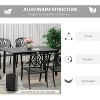 29.3''  Patio Dining Tables for 6 Person, Rectangular Patio Table - 3 of 4