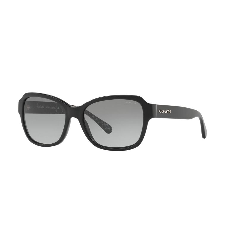 Coach HC8232 56mm Female Rectangle Sunglasses, 1 of 7