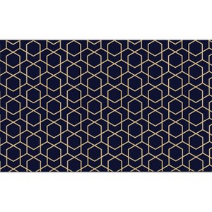 Briarwood Lane Everyday Doormat 30x18 Indoor Outdoor Blue Geometric Doormat - 1 of 4