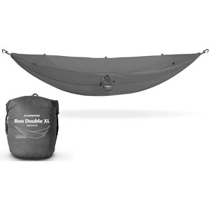 Kammok Roo Double XL Hammock with Stuff Sack, Waterproof Ripstop Nylon, Big and Tall Sized, Lightweight for Camping and Backpacking - 1 of 4
