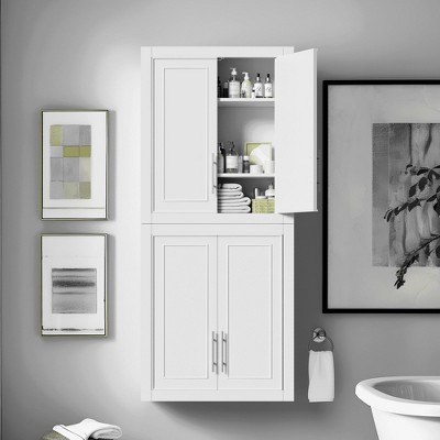Lirago 26" Bathroom Cabinet Storage Cabinet with Adjustable Shelf 26*22 White