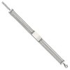 Chisel Stainless Steel Polished Multi Strand 6.5" ID Bracelet with .75" Extension - 3 of 4