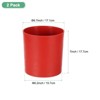Unique Bargains Plastic Lightweight Modern Design Plant Pot Round 2 Pcs - 3 of 4