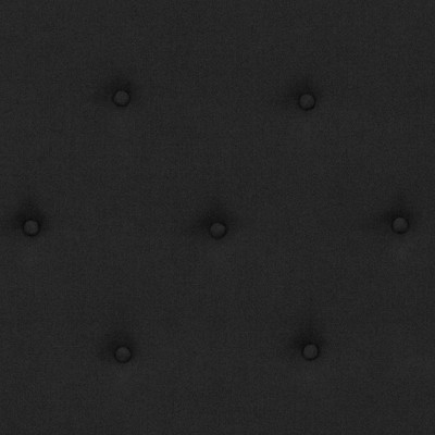 Queen Black Tufted Upholstered Platform Bed with Headboard