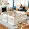 Large Baby Playpen – 47×47in Toddler Play Yard, Indoor Activity Fence for Apartments, Safe & Spacious Play Area - 2 of 4
