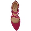 Journee Collection Womens Marlee Back Heel Zip Pointed Toe Cage Flats - 4 of 4