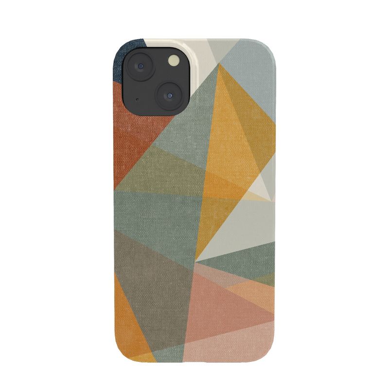 Little Arrow Design Co modern triangle mosaic multi Snap Slim iPhone 15 Case - Society6, 1 of 2