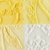 Collections Etc Yellow Patch Chenille Bedspread - 3 of 3