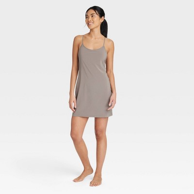 Women's Flex Strappy Exercise Dress - All in Motion™ Dark Brown S
