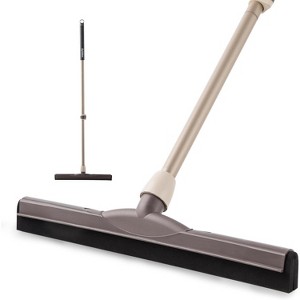 Floor Squeegee for Water Removal, Heavy-Duty No-Scratch EVA Foam Blade with Telescopic Handle for Tile and Concrete - 1 of 4