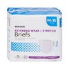 McKesson Extended Wear Stretch Briefs, Incontinence, Maximum Absorbency, Unisex, Medium, 14 Count, 1 Pack - image 2 of 4