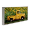 Stupell Industries Yellow Pickup in Sunflower Field Framed Giclee Art, Gray, 30" x 13" - 2 of 4