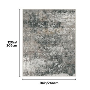 Abynow Medallion Distressed Persian Indoor Area Rug - 1 of 4