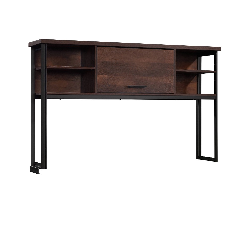 Photos - Other Furniture Sauder Briarbrook Computer Desk with Hutch Barrel Oak  