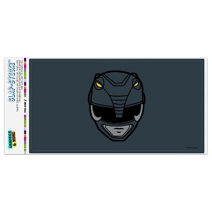 Power Rangers Black Ranger Helmet Automotive Bumper Sticker - 1 of 4