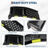 2 Pack Heavy Duty Car Ramp, 8000LBS Capacity Steel Truck Ramp with Reflective Stickers, Automotive Service Ramp Ideal for Oil Change, Car Repair - 3 of 4