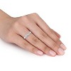 Diamond Illusion Wedding Band in Sterling Silver - image 4 of 4