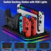 Beboncool Joycons Charging Dock for Nintendo Switch & OLED Model Switch Pro Controller Charger - 3 of 4
