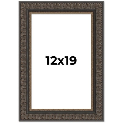 PosterPalooza | Museum Brown Picture Frame - UV Acrylic, Foam Board Backing, Hanging Hardware