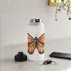 Avenie Monarch Butterfly Orange Water Bottle - Society6 - 4 of 4