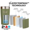 Healthy Human Stainless Steel Tumbler with Straw & Lid |  (20oz, Olive) - 3 of 4