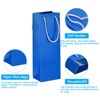 Unique Bargains Paper Reusable Sturdy Wine Tote Bag Gift Bags with Rope Handles 12 Pcs - 3 of 4