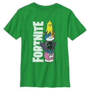 Boys Fortnite Cute Characters Logo T Shirt - 1 of 4