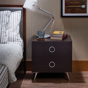 Okak Retro Tall Dresser for Bedroom with 5 Stylish Drawers,Wide Storage Chest of Drawers Nightstand for Closet Bedside Living Room Hallway - 1 of 4