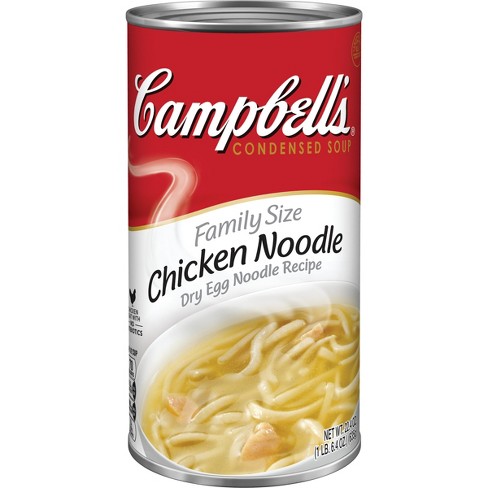 Campbell S Condensed Family Size Chicken Noodle Soup 22 4oz Target