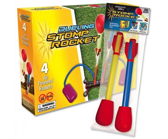 Stomp Rocket Dueling Rockets & Bonus Refill Pack