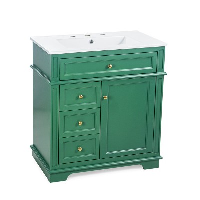 Dexmalle 30" Bathroom Vanity with Multi Storage