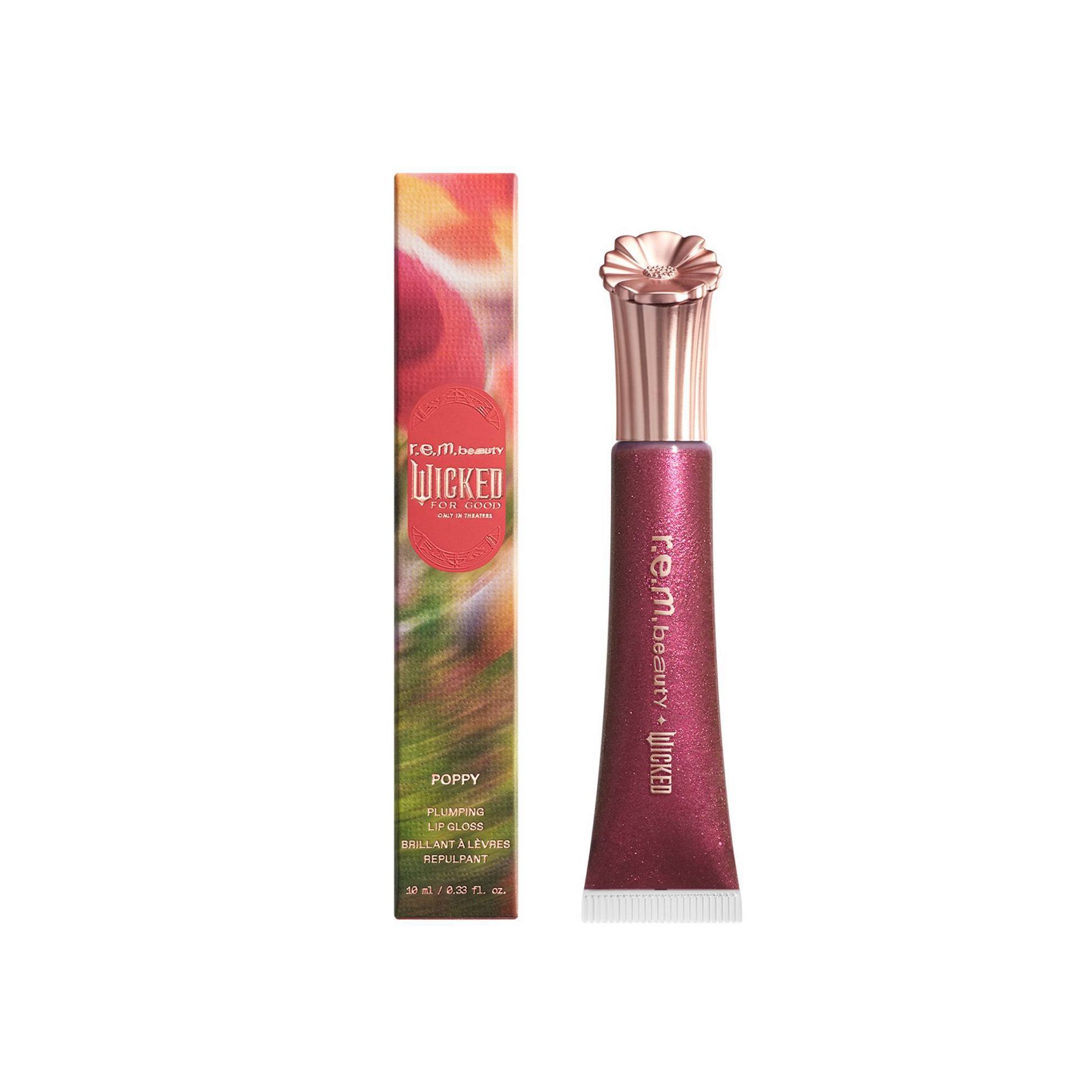 r.e.m. beauty Wicked For Good Poppy Plumping Lip Gloss - 0.34 fl oz - Ulta Beauty