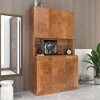 NicBex 70.87 Inch Tall Kitchen Pantry Storage Cabinet with 6-Doors,1-Open Shelves and 1-Drawer for Dining Room,Bathroom,Kitchen - 2 of 4