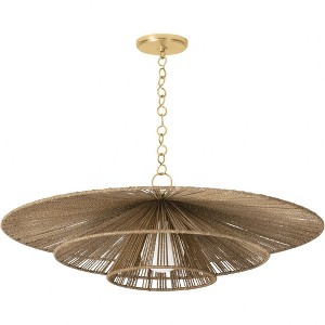 Troy Lighting Levan 1 - Light Pendant in  Vintage Gold Leaf - 1 of 1