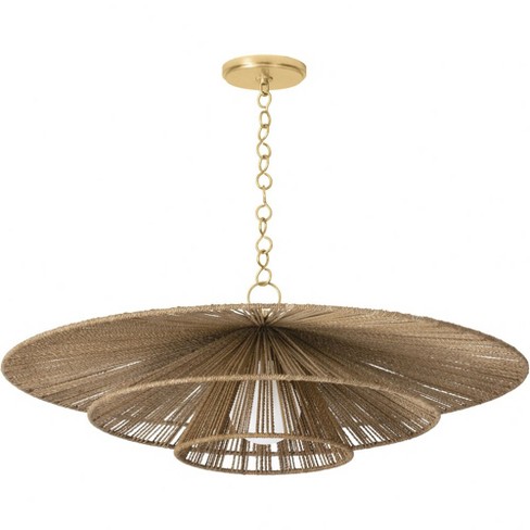 Troy Lighting Levan 1 - Light Pendant in  Vintage Gold Leaf - image 1 of 1