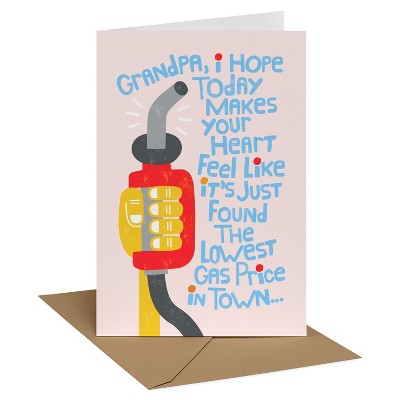 Recycled Paper Greetings Father's Day Card for Grandpa Lowest Gas Price in Town